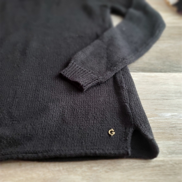 G by Guess Black Peekaboo Shoulder Sweater - Picture 2 of 8